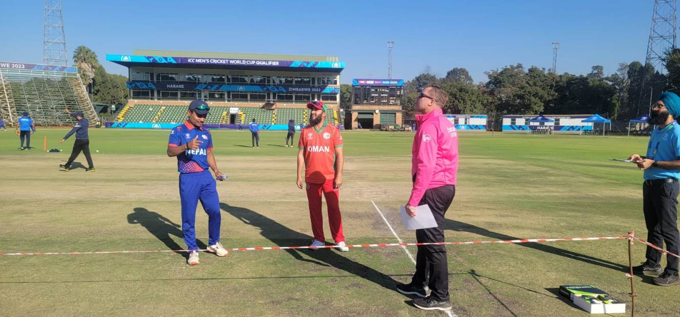 ओमानले नेपाललाई दियो जितका लागि २६८ रनको लक्ष्य
