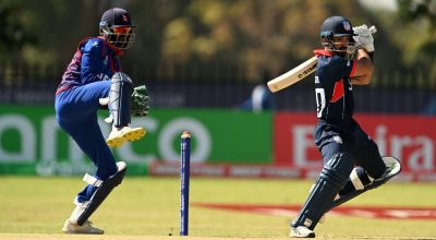 अमेरिकाले नेपाललाई दियो २०८ रनको मध्यम लक्ष्य