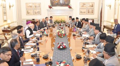 प्रधानमन्त्री प्रचण्ड र नरेन्द्र मोदी