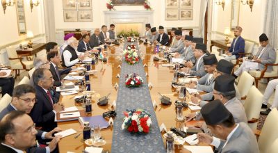 प्रधानमन्त्री प्रचण्ड र नरेन्द्र मोदी