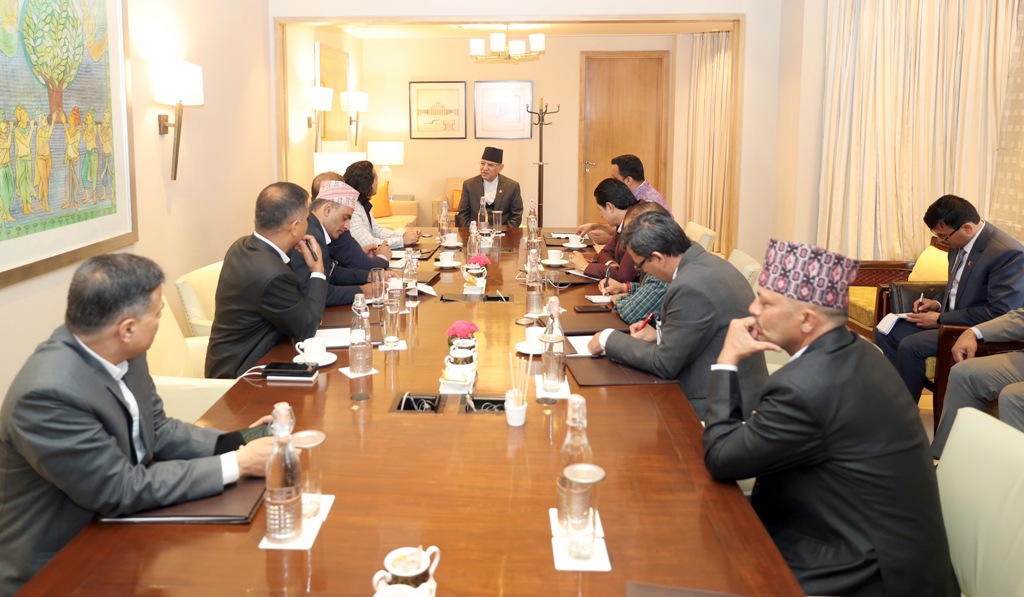 प्रधानमन्त्री प्रचण्ड भारतमा