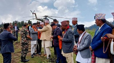 प्रधानमन्त्री प्रचण्ड खप्तडमा