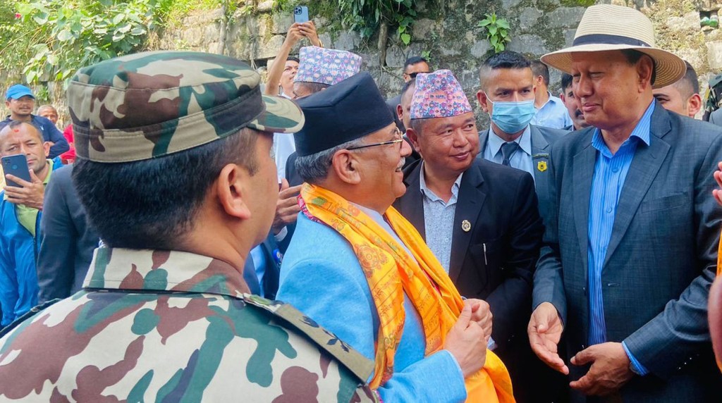 प्रधानमन्त्री प्रचण्ड सिन्धुपाल्चोकमा