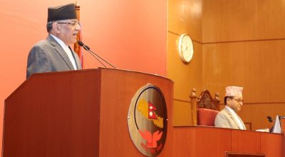 प्रधानमन्त्री प्रचण्ड राष्ट्रियसभामा