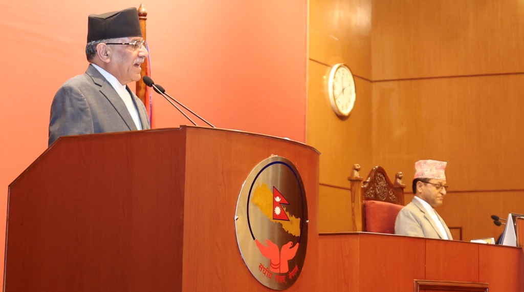 प्रधानमन्त्री प्रचण्ड राष्ट्रियसभामा