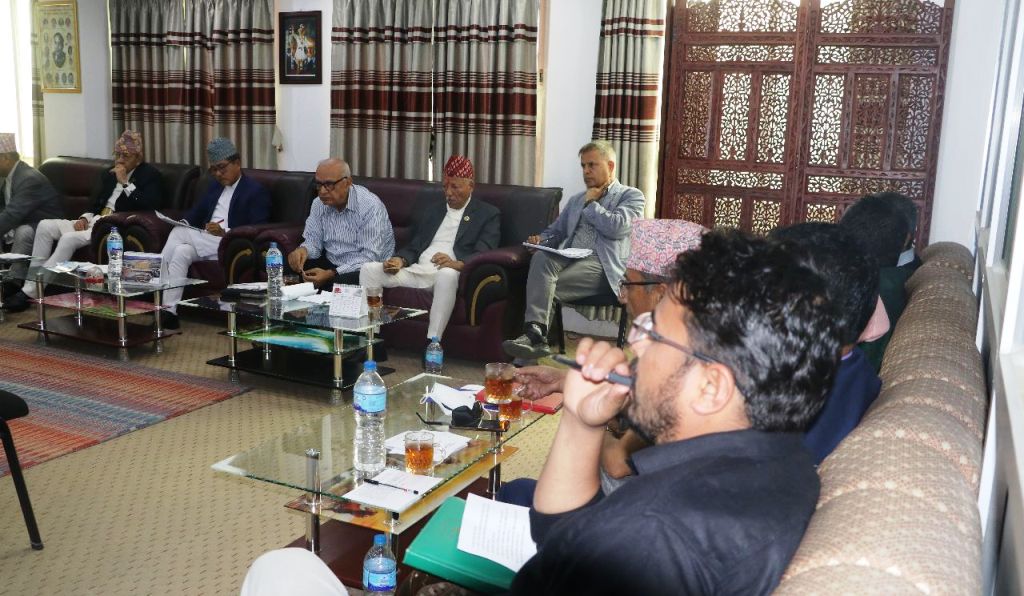 राप्रपा केन्द्रीय कार्यसम्पादन समितिको बैठक