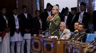 राजेन्द्र लिङ्देन संसद अवरोध