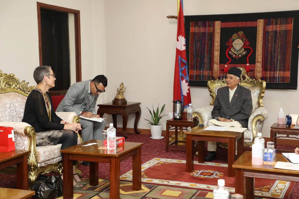 रामचन्द्र पौडेल र एलिजाबेथ भोन क्यापलर