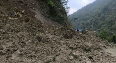 तनहुँको गुणादीको पहिरो