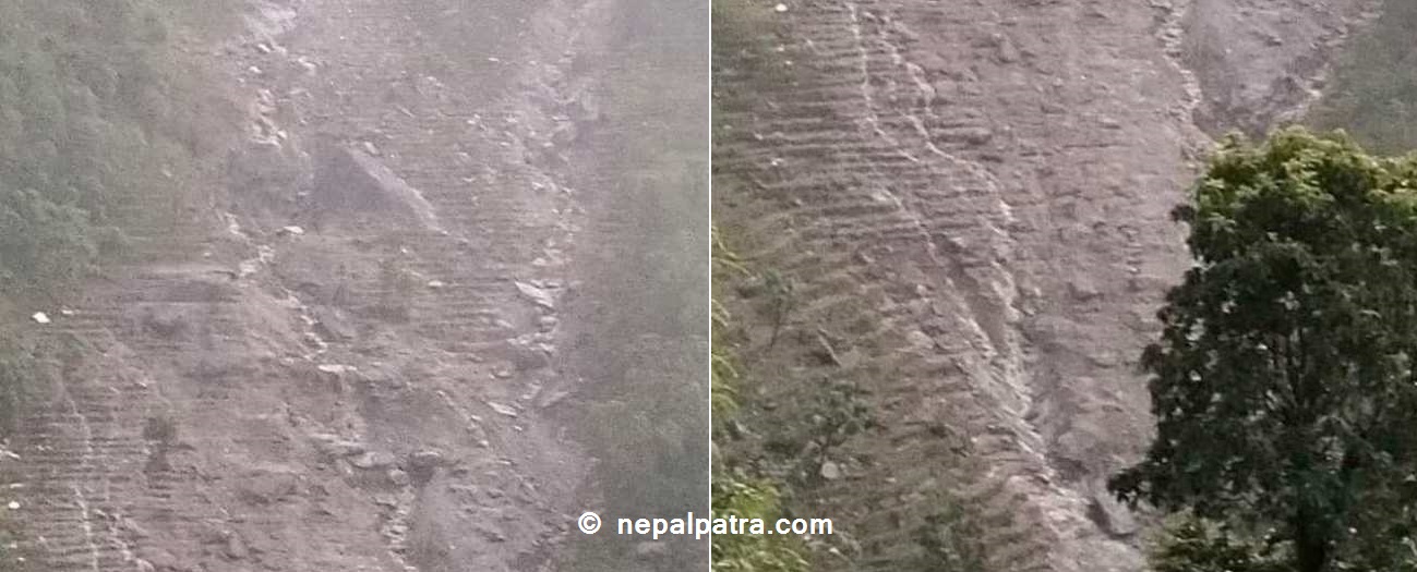 ताप्लेजुङ मेहेले पहिरो