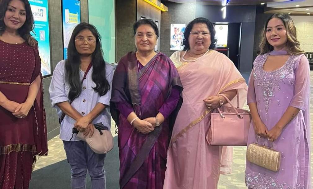 पूर्वराष्ट्रपति विद्यादेवी भण्डारीले हेरिन् नेपाली चलचित्र ‘बगान’