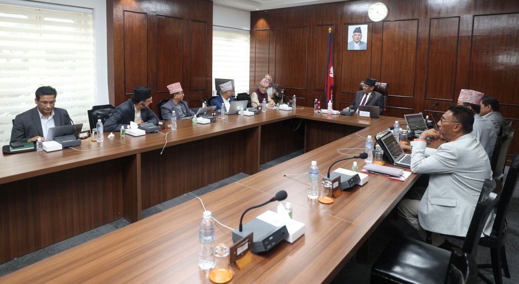 मन्त्रिपरिषद्को बैठक