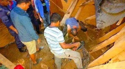 डोटीमा गएराति घर भत्किँदा महिलाको मृत्यु