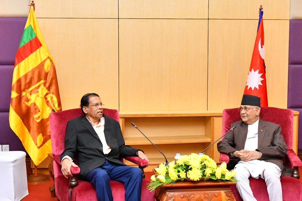 केपी शर्मा ओली, मैत्रीपाला सिरिसेना