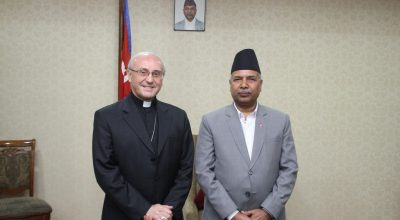 रामसहायप्रसाद यादव र आर्कविशप लियोपोल्डो जिरेली