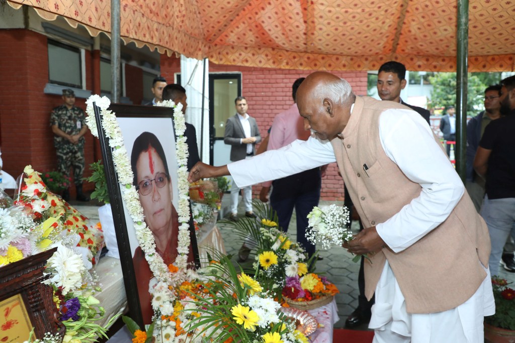  सीताप्रति बालुवाटारमा श्रद्धाञ्जली अर्पण