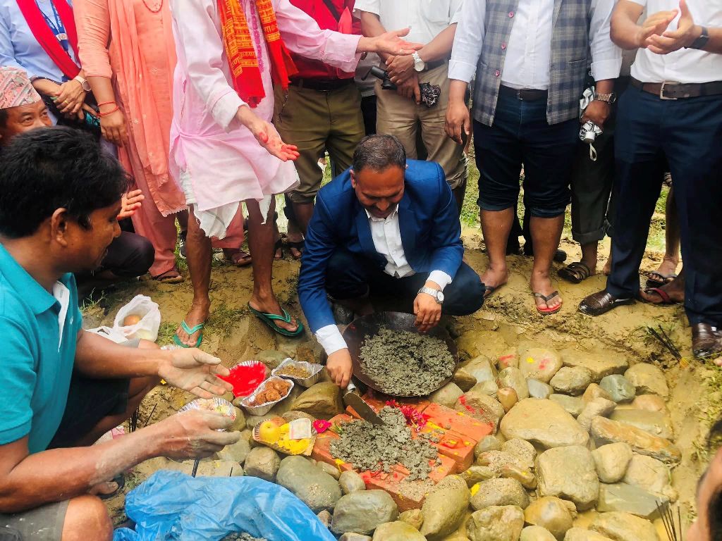 अस्पताल सिलन्यास