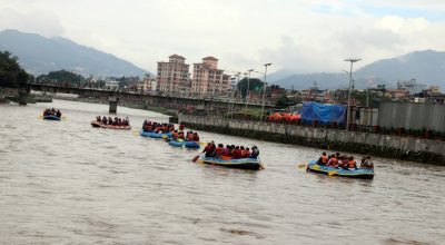 बागमती नदीमा जलयात्रा