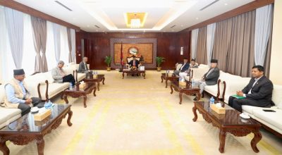 तीन दलका शीर्ष नेताहरु