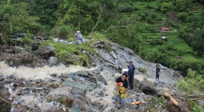 बैसरीको पहिरो