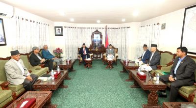 प्रचण्ड, देउवा, ओली र देवराज घिमिरे