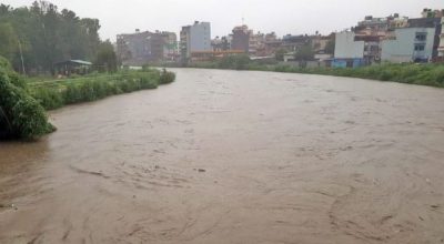 काठमाडौँमा भारी वर्षा