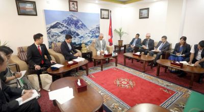 अध्यक्ष तिमिल्सिनासँग जापानी संसदीय मैत्री समूहका सदस्यको शिष्टाचार भेट