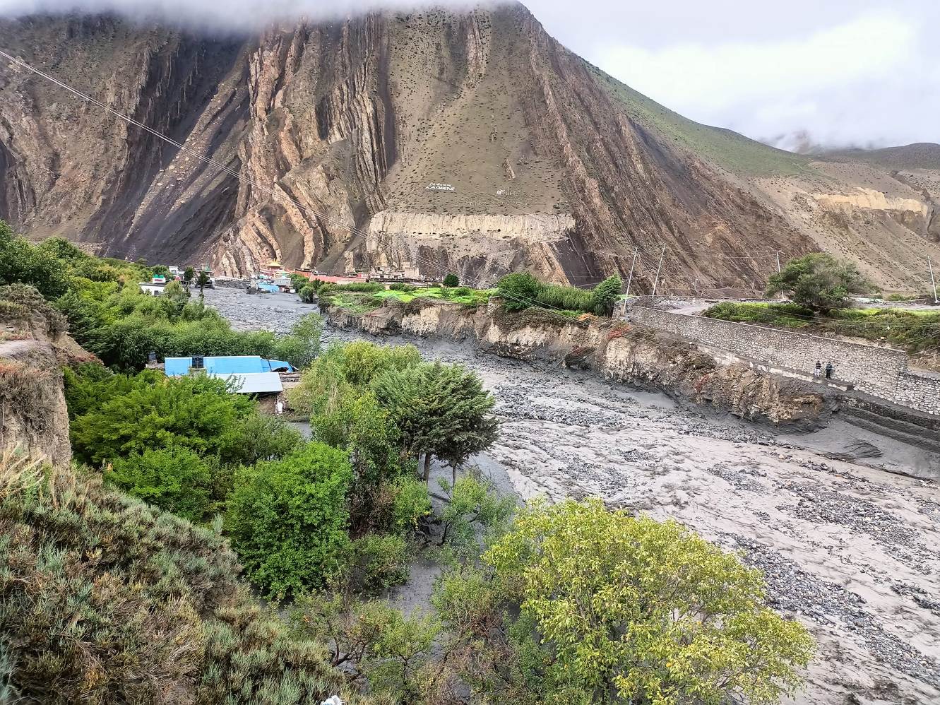 मुस्ताङमा बाढी