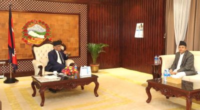 प्रधानमन्त्री प्रचण्ड र देवराज घिमिरे