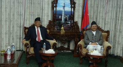 प्रचण्ड र देवराज घिमिरे