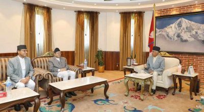 राष्ट्रपति, सभामुख र राष्ट्रियसभाका अध्यक्षसँग छलफल