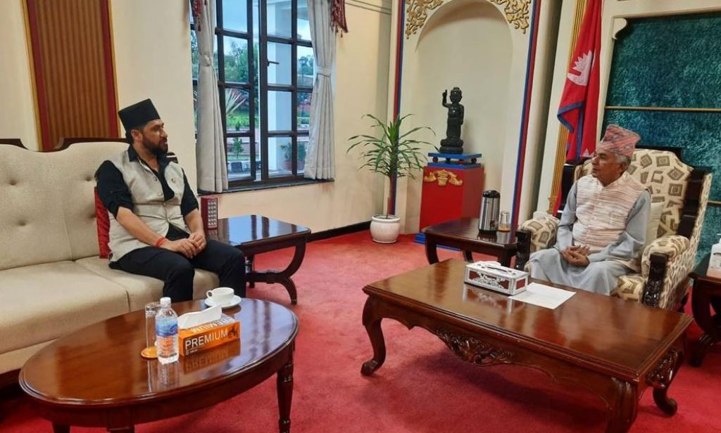 राष्ट्रपति पौडेल र रास्वपा सभापति रवि लामिछानेले भेटवार्ता