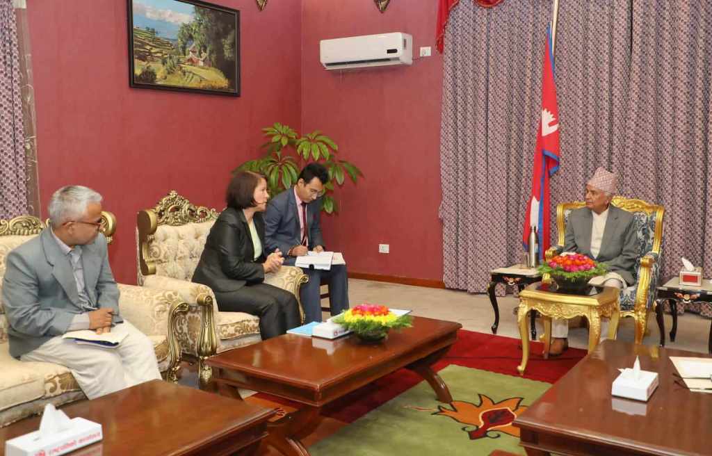 रामचन्द्र पौडेल र नोना डेप्रेज