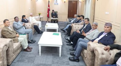 राष्ट्रिय मान्यता प्राप्त दलको संयुक्त बैठक