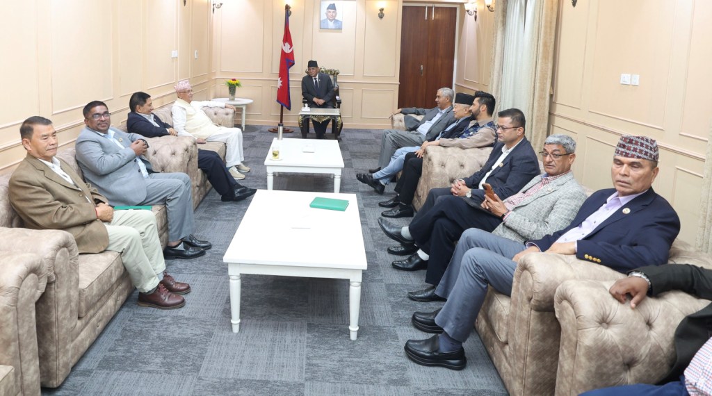 राष्ट्रिय मान्यता प्राप्त दलको संयुक्त बैठक