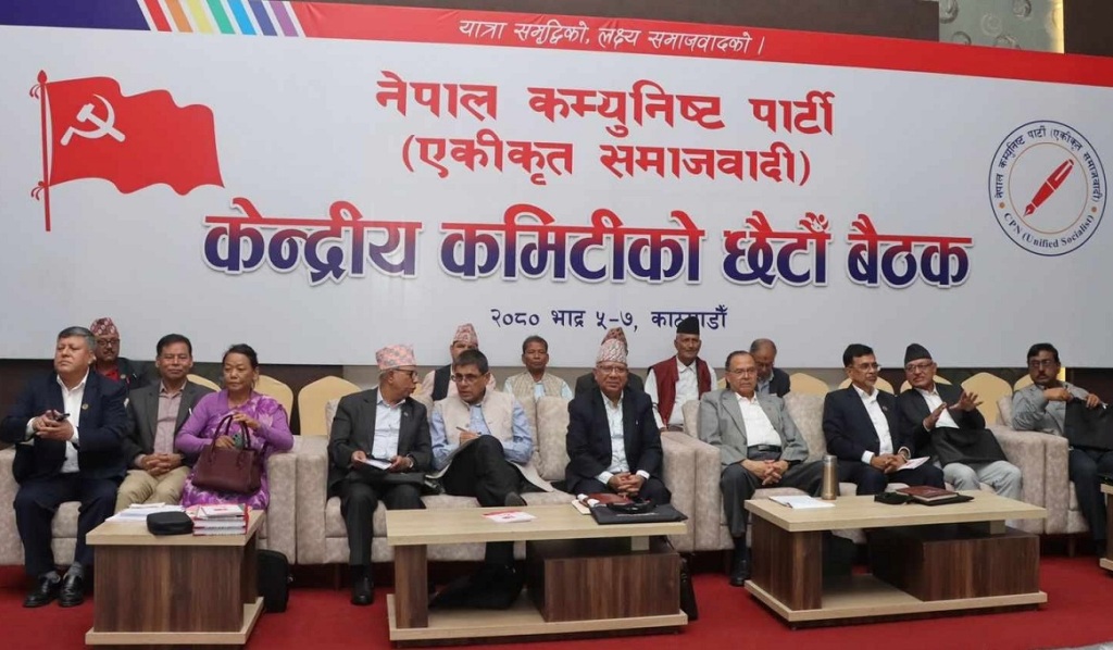 एकीकृत समाजवादीको केन्द्रीय समितिको बैठक