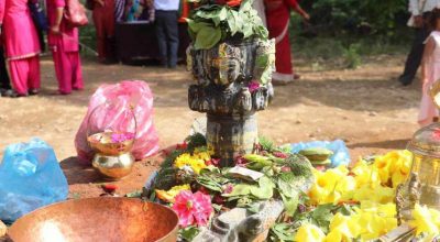 कालीगण्डकीस्थित टापुधाममा १२ लाख शिवलिङ्ग स्थापना