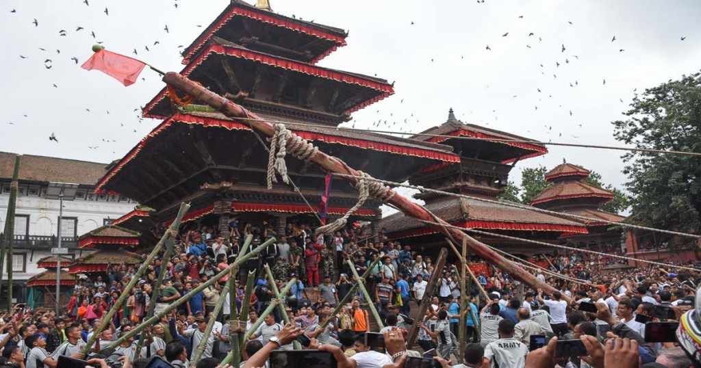 भक्तपुरमा आजदेखि इन्द्रजात्रा पर्व सुरु