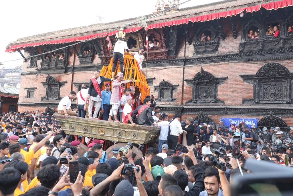 इन्द्रजात्राको रौनक