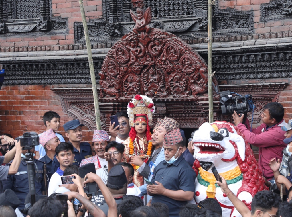 इन्द्रजात्राको रौनक