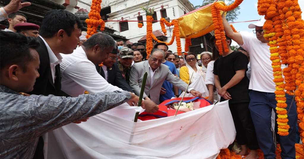 प्रधानमन्त्रीसहित शीर्ष नेताद्वारा नेम्वाङप्रति श्रद्धाञ्जलि