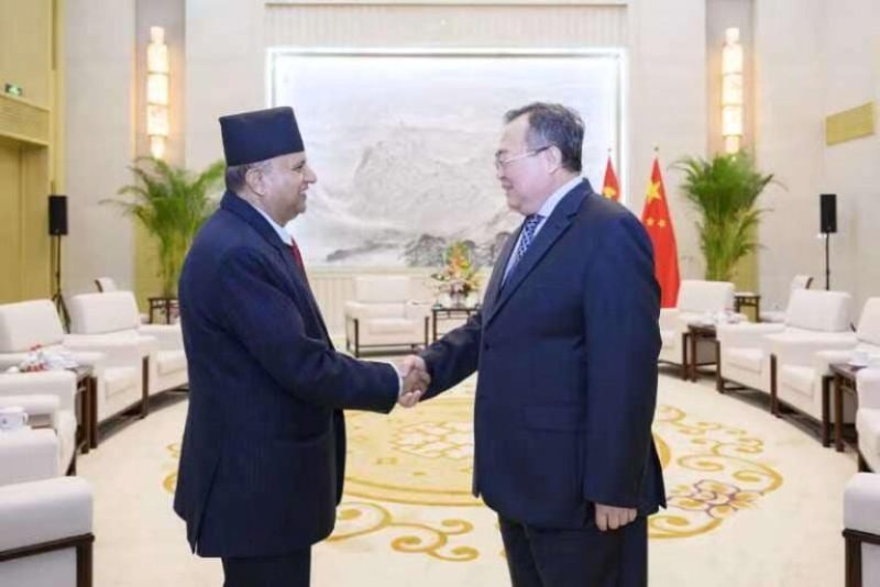 शङ्कर पोखरेल र लिउ जियनचाओ