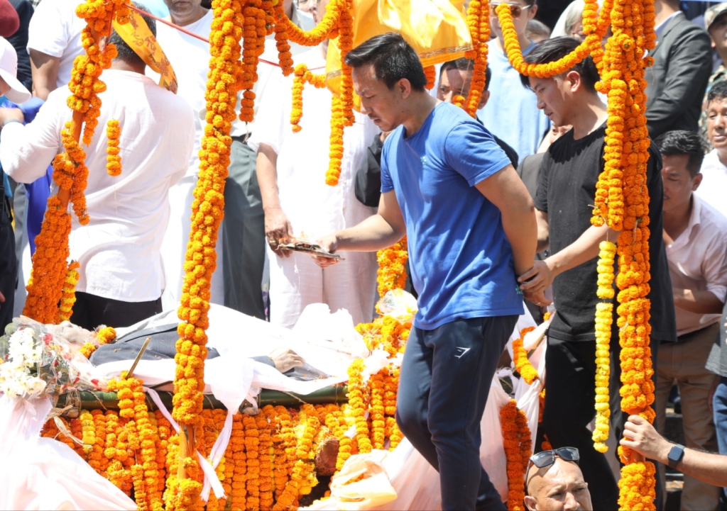 सुवास नेम्वाङको अन्तिम बिदाइ