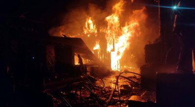 गमगढी बजारमा आगलागी