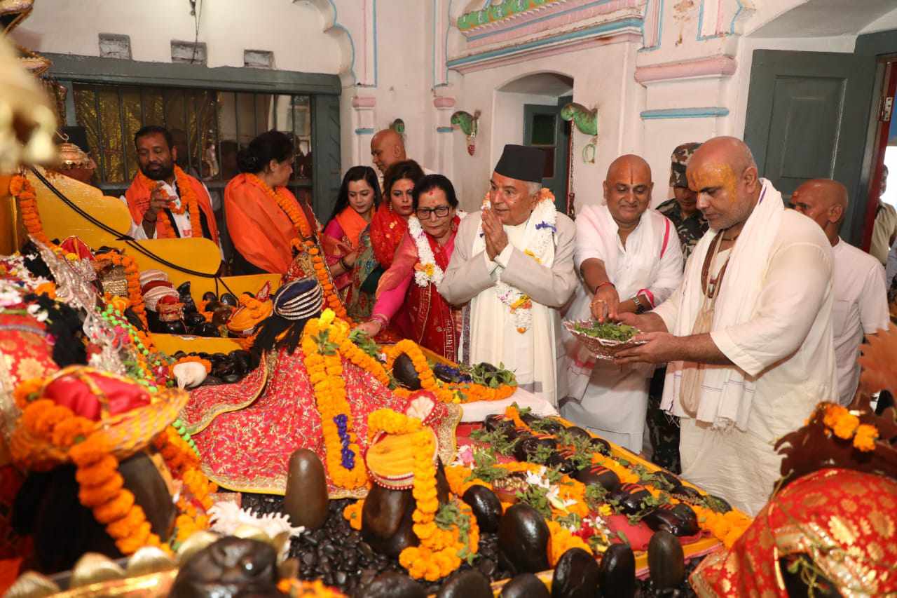 राष्ट्रपति पौडेलद्वारा जानकी मन्दिरको दर्शन एवं पूजाआजा