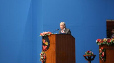 एन्टोनियो गुटेरेसको नेपालको संसदमा सम्वोधन