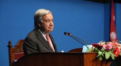 एन्टोनियो गुटेरेसको नेपालको संसदमा सम्वोधन