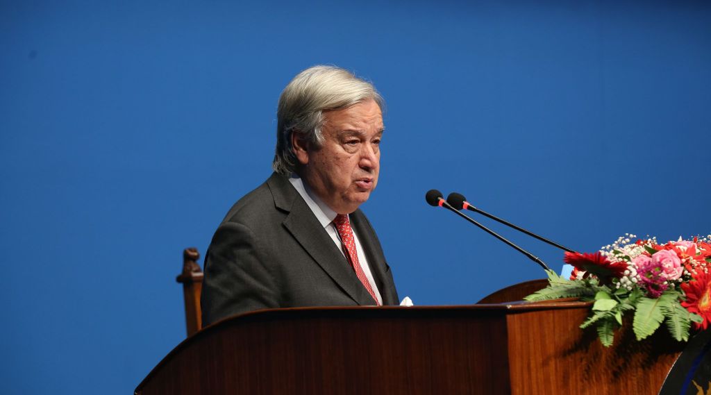 एन्टोनियो गुटेरेसको नेपालको संसदमा सम्वोधन