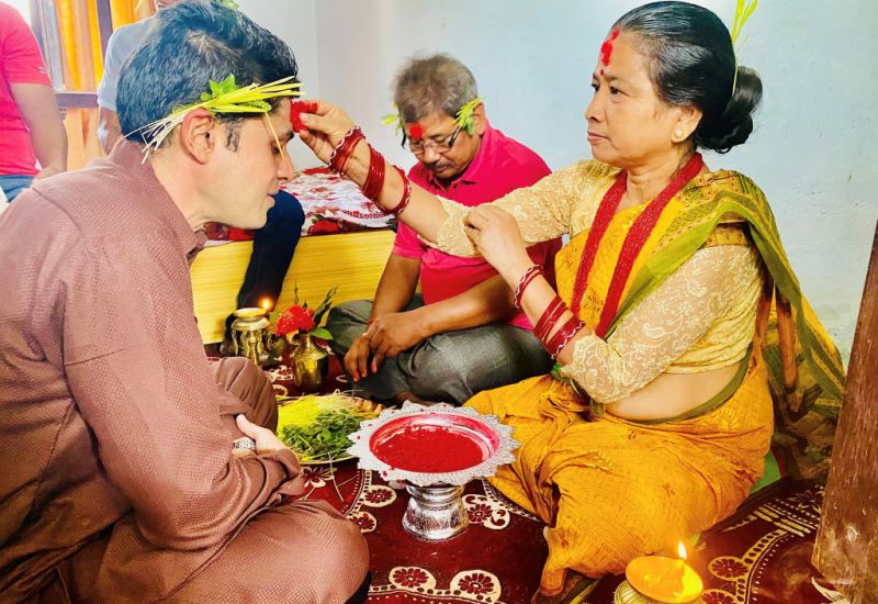 बाँकेमा मुस्लिम समुदायका अगुवाहरुले यसरी मनाए दसैँ