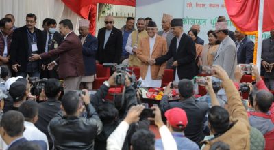 कांग्रेसको चियापानमा ओली